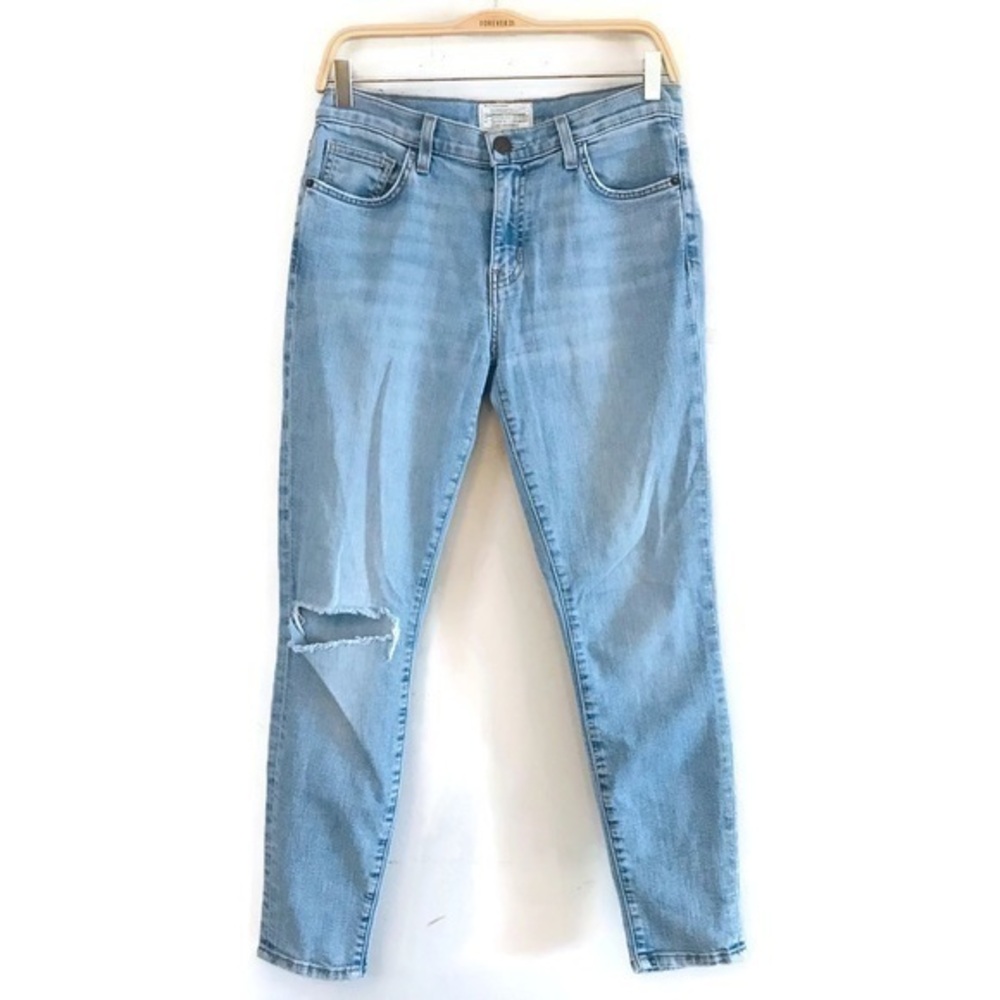 Current/Elliot Distressed Boyfriend Jeans Women’s Size 28 6 Ripped